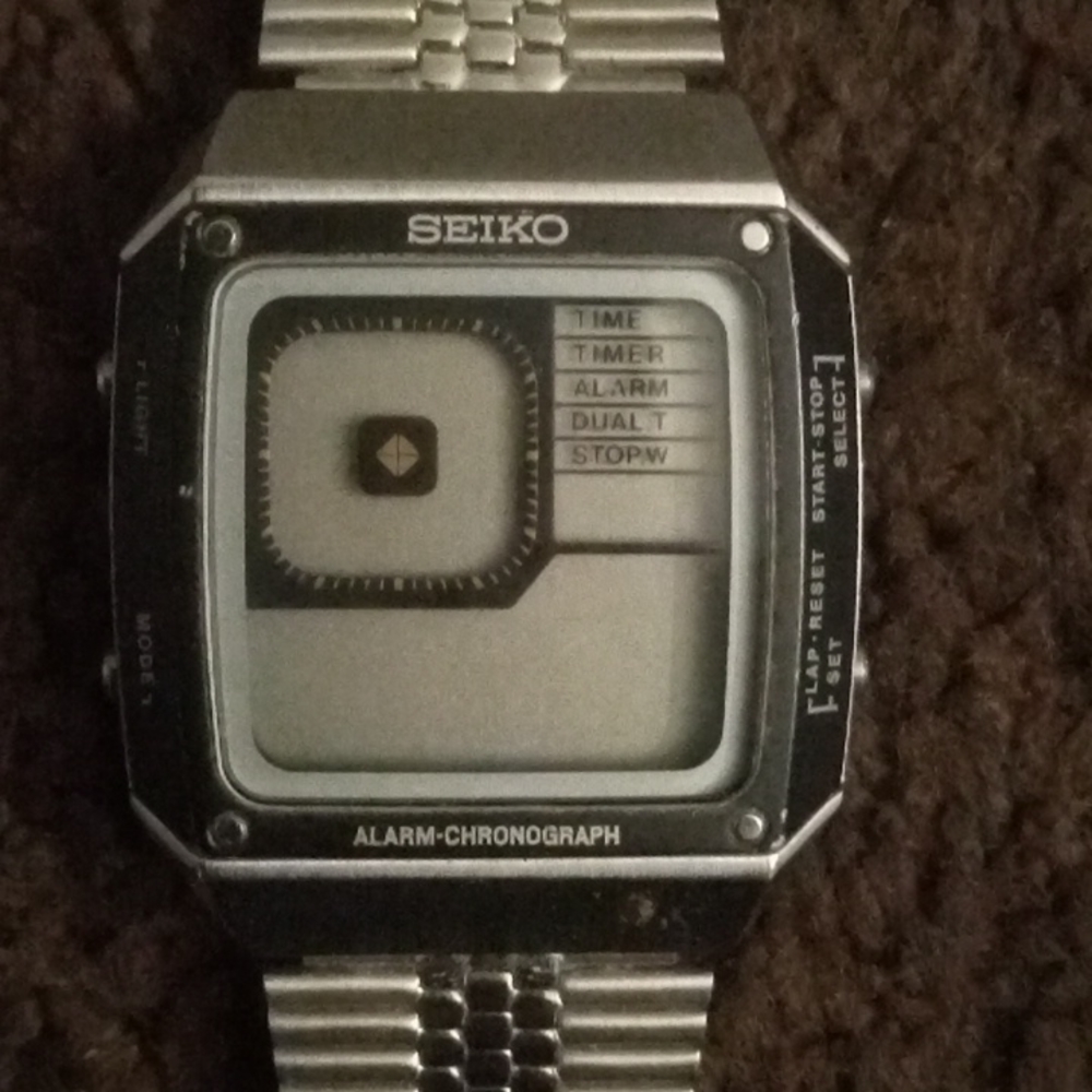 Seiko James Bond Chronograph watch.
